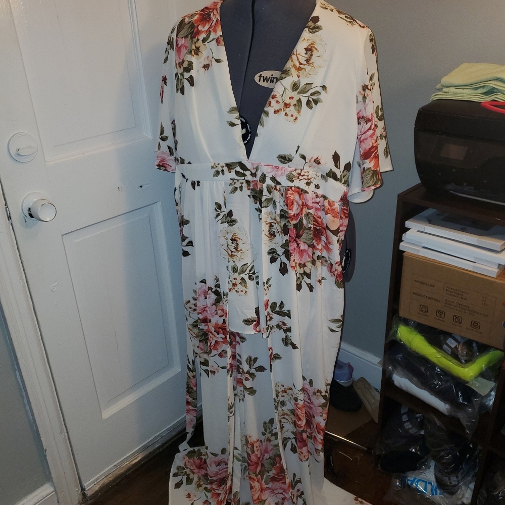 Love J Floral Romper 3x